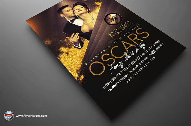 Oscars化装舞会系列时尚海报设计作品