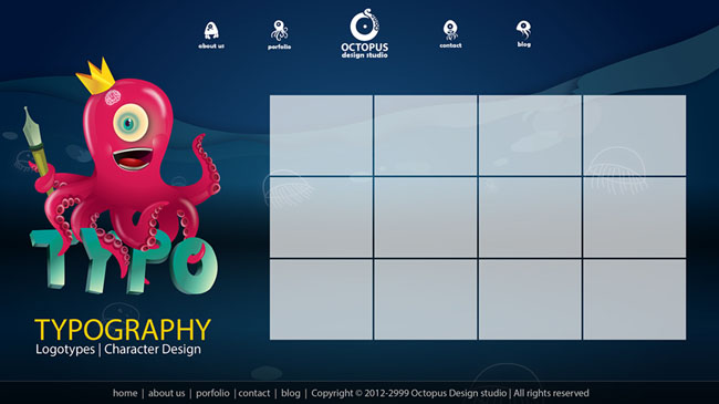 Octopus设计工作室网页设计欣赏