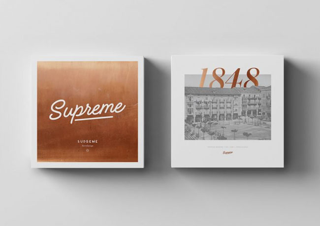 Supreme时尚服装店品牌形象设计欣赏