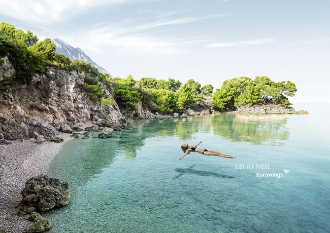Eurowings航空系列平面创意广告设计