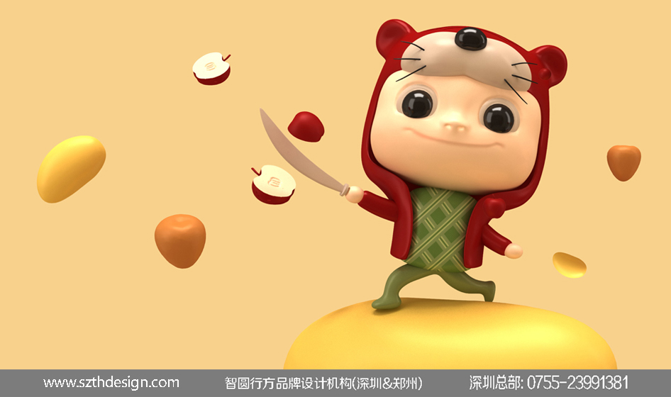 中粮福小满包装 休闲食品包装设计 即食水果燕麦脆包装
