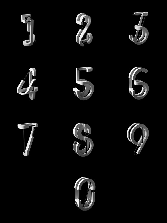 南非设计师Andrew Footit立体数字设计