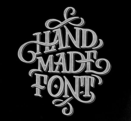 30款HandMadeFont字体设计作品(四)手绘字体01
