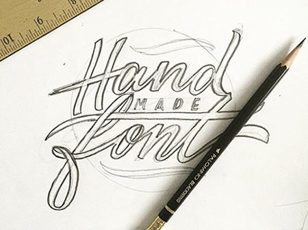 30款HandMadeFont字体设计作品(四)手绘字体01