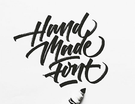 30款HandMadeFont字体设计作品(四)手绘字体01