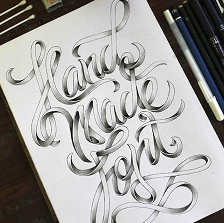 30款HandMadeFont字体设计作品（四）手绘字体02