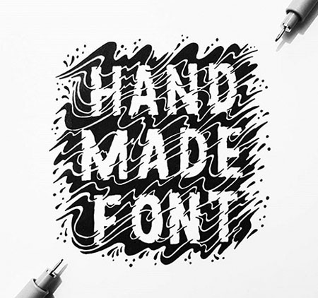30款HandMadeFont字体设计作品（四）手绘字体02