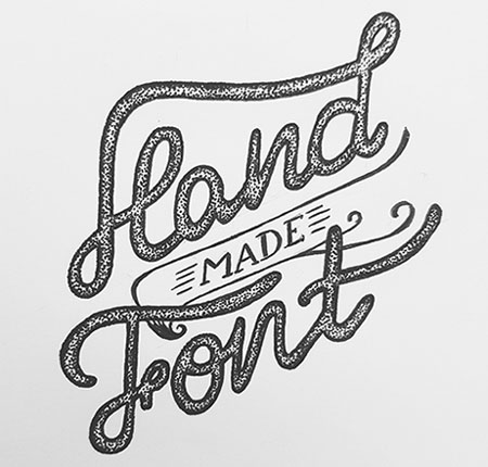 30款HandMadeFont字体设计作品(四)手绘字体01