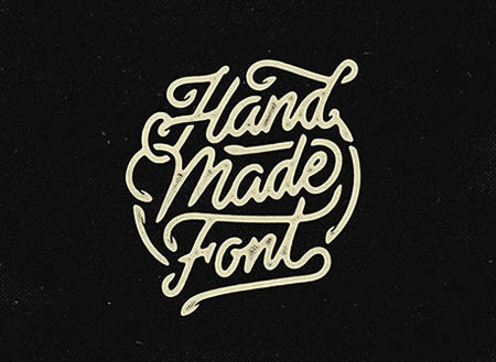 30款HandMadeFont字体设计作品（四）手绘字体02