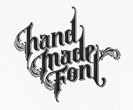30款HandMadeFont字体设计作品（四）手绘字体02