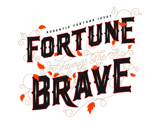 漂亮的Fortune Brave字体设计分享