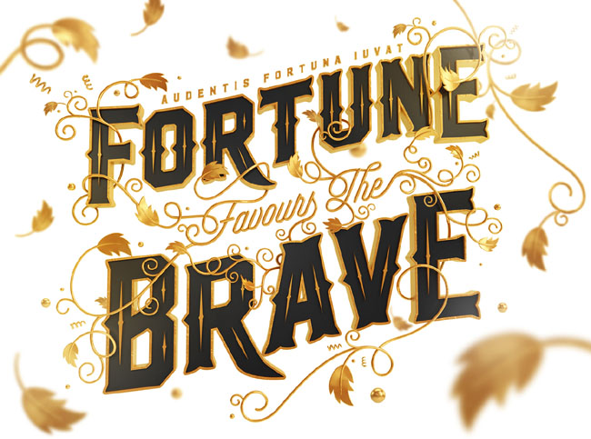 漂亮的Fortune Brave字体设计分享