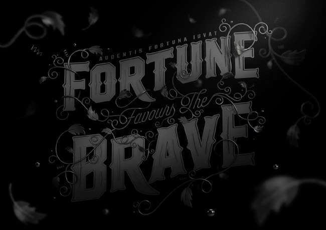 漂亮的Fortune Brave字体设计分享