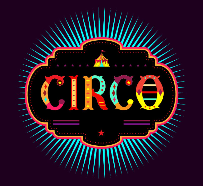 国外字体设计之CIRCO彩色英文字体设计