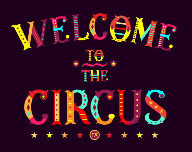 国外字体设计之CIRCO彩色英文字体设计