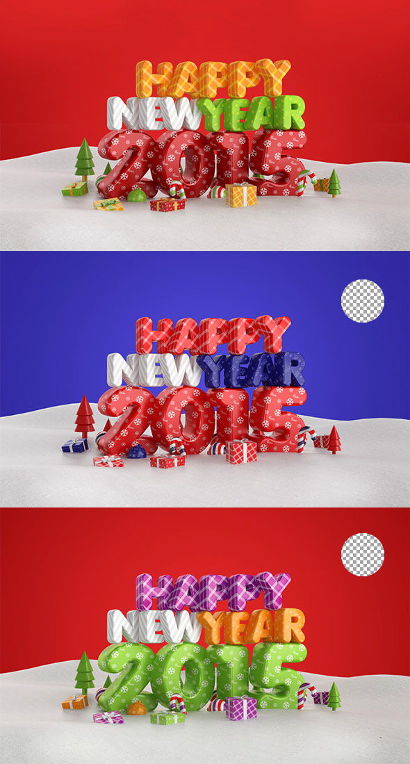 2017英国Nick Bash新年快乐主题字体设计