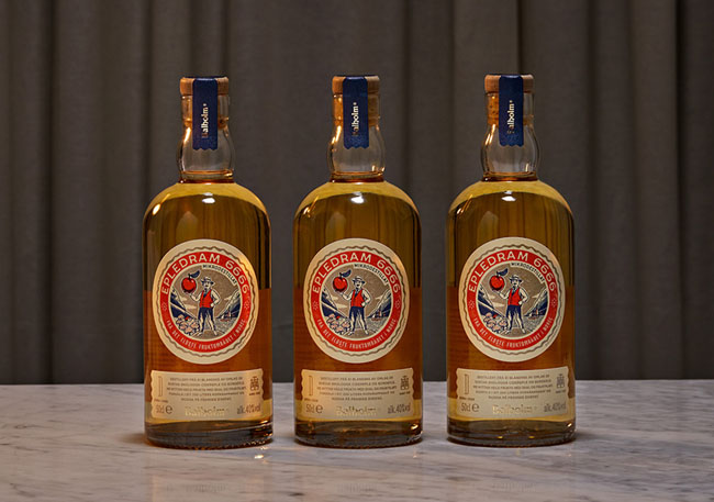 国外Balholm苹果酒复古风格包装设计欣赏