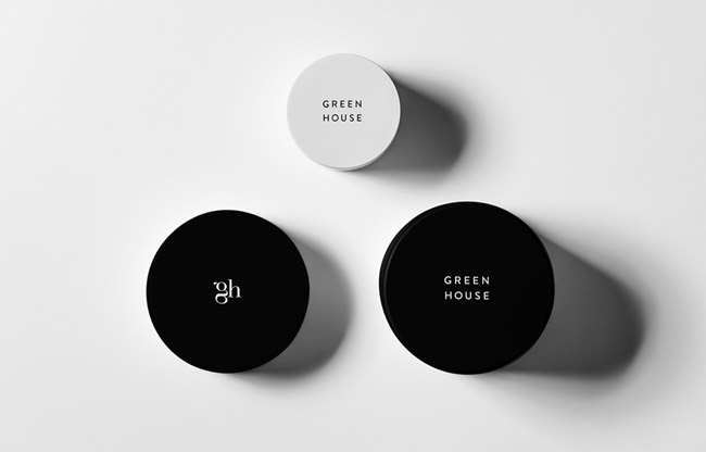 清新的Green House美容护肤品包装设计欣赏