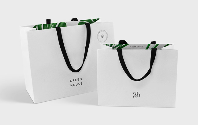 清新的Green House美容护肤品包装设计欣赏