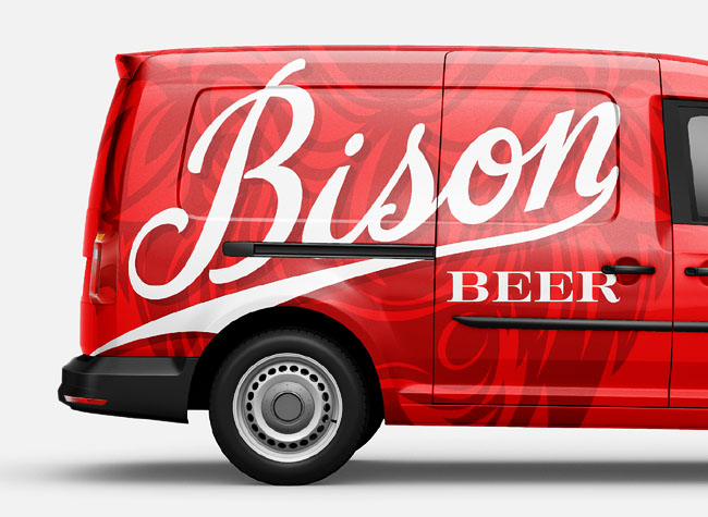 国外精美的Bison啤酒包装设计