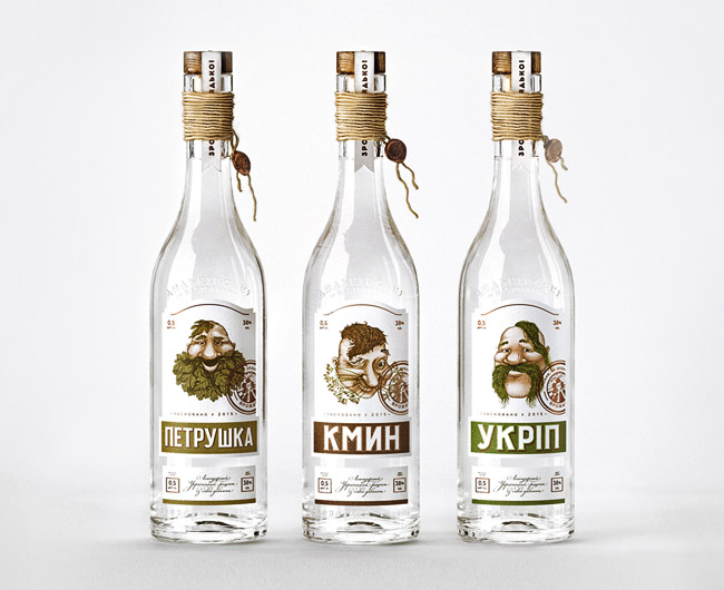 国外有趣的Uncle''s Vodka伏特加包装设计