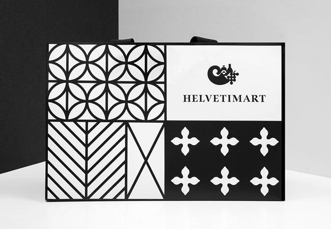 国外Helvetimart食品店品牌vi设计欣赏