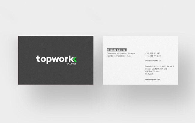 葡萄牙Topwork顶级快递企业VI设计欣赏