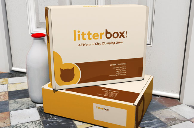 国外Litterbox猫砂品牌VI设计欣赏