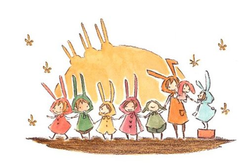 优秀设计师kotkotri的小清新卡通美术插画设计欣赏