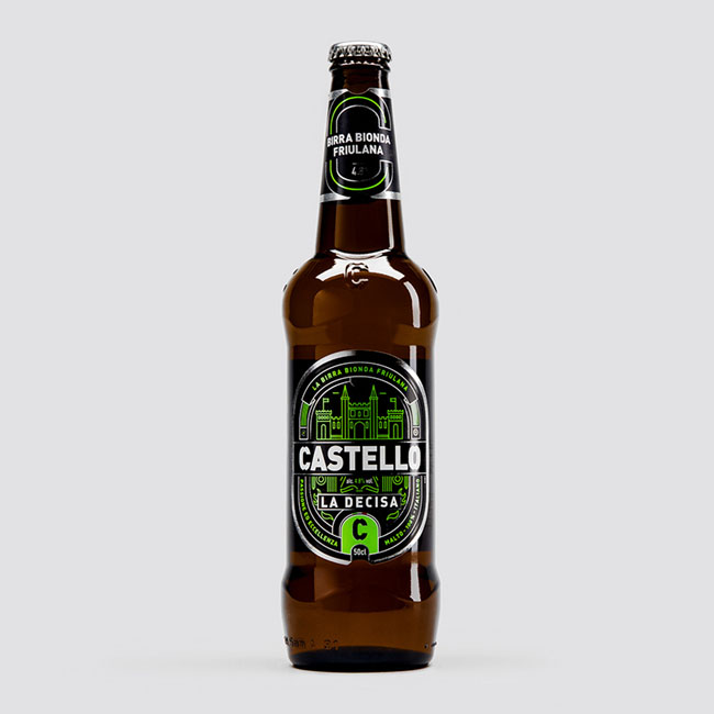 国外Castello啤酒瓶贴标签设计欣赏