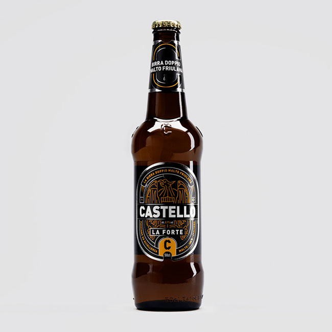 国外Castello啤酒瓶贴标签设计欣赏