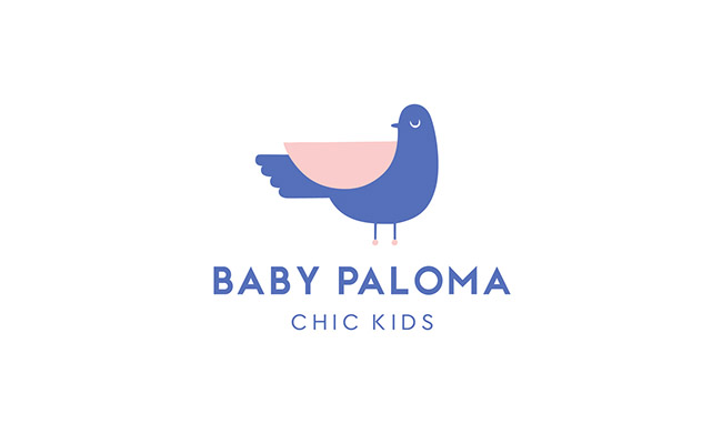 国外Baby Paloma在线童装品牌形象VI设计欣赏