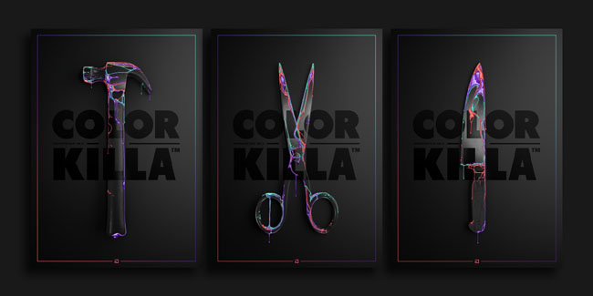 国外Color Killa主题创意海报设计欣赏