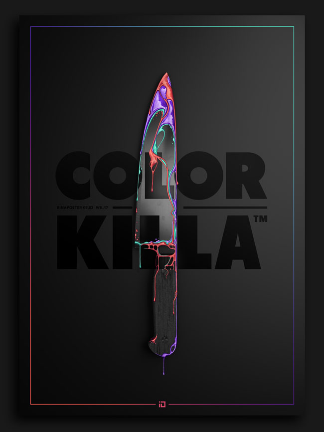 国外Color Killa主题创意海报设计欣赏