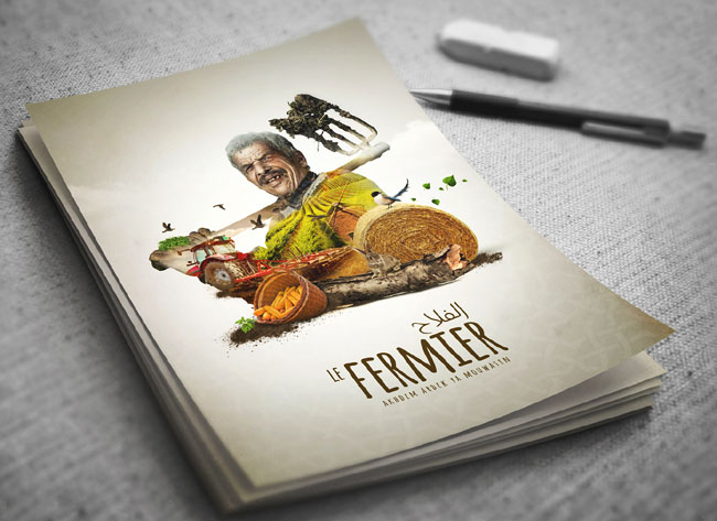 Le Fermier农业品牌数码合成海报设计欣赏