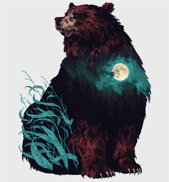 俄罗斯插画师Ivan Belikov动物插画设计欣赏