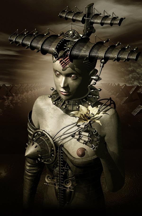 国外插画师Kazuhiko Nakamura朋克风格CG艺术