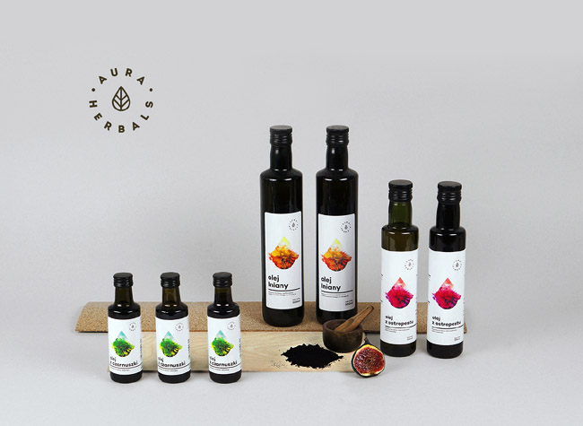 国外Aura Herbals健康天然食材品牌包装设计