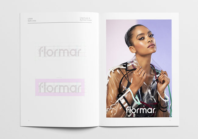 国外Flormar化妆品零售品牌新版形象VI设计欣赏
