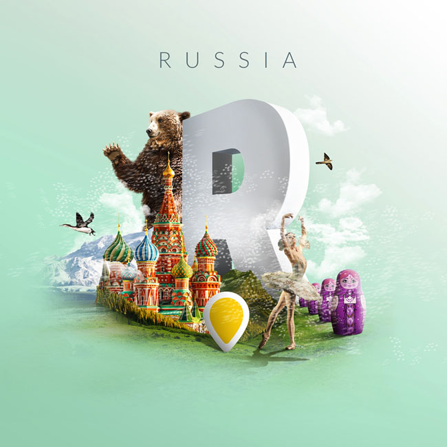 国外Wanderlusters旅游APP推广视觉设计