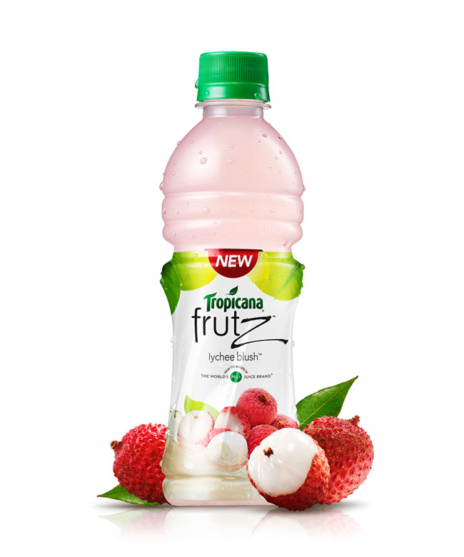 精美的Tropicana Frutz果汁修图设计