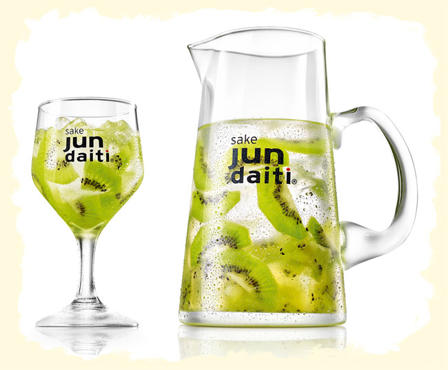 国外Jun Daiti Sake酒唯美修图设计