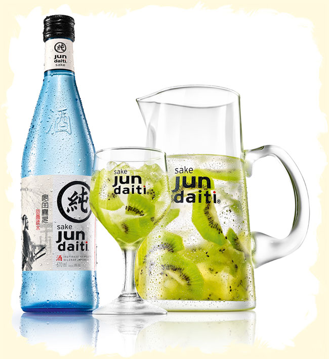 国外Jun Daiti Sake酒唯美修图设计
