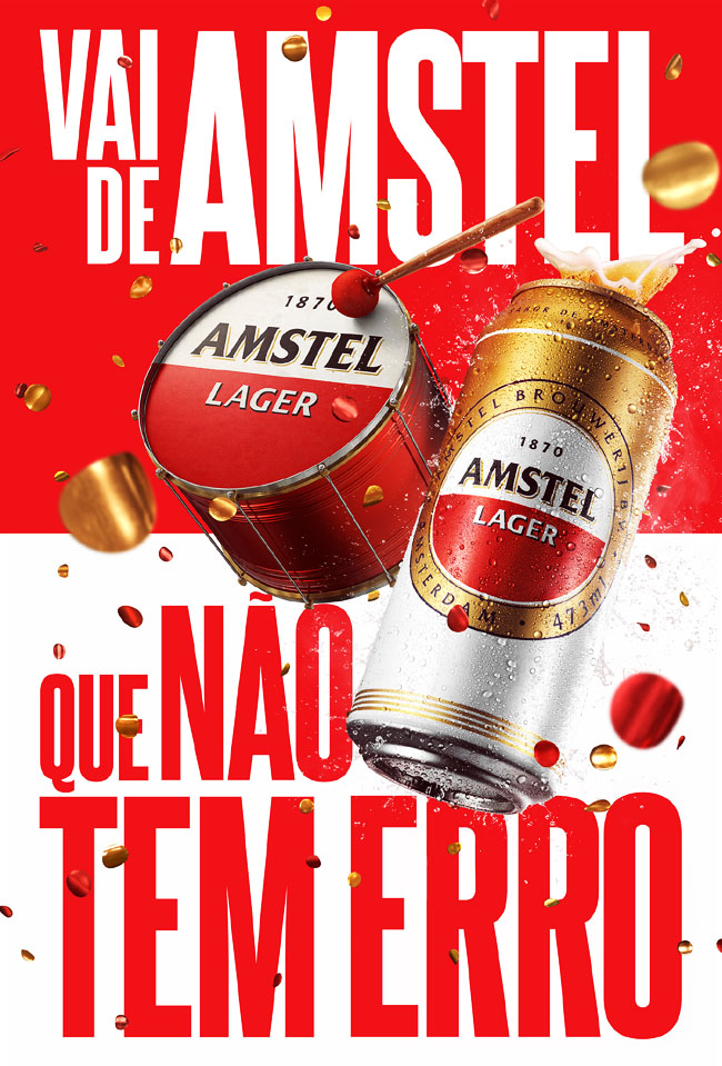 国外AMSTEL啤酒巴西狂欢节视觉设计欣赏