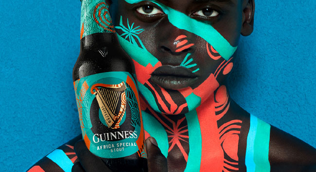 国外Guinness啤酒非洲特色篇视觉设计
