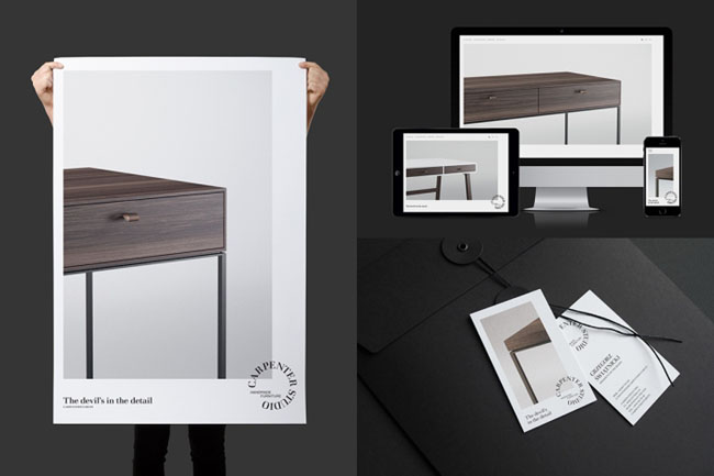 国外Carpenter Studio家具品牌VI设计欣赏