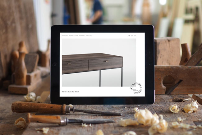 国外Carpenter Studio家具品牌VI设计欣赏