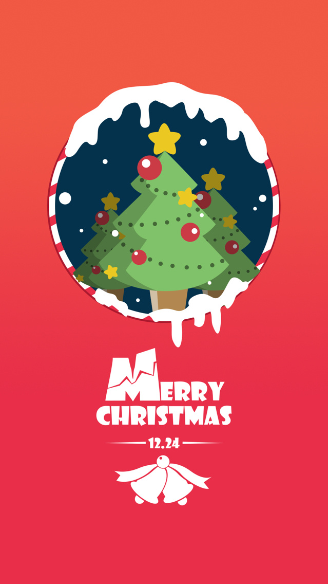 以Merry CHRISTMAS 12.24主题的引导页设计
