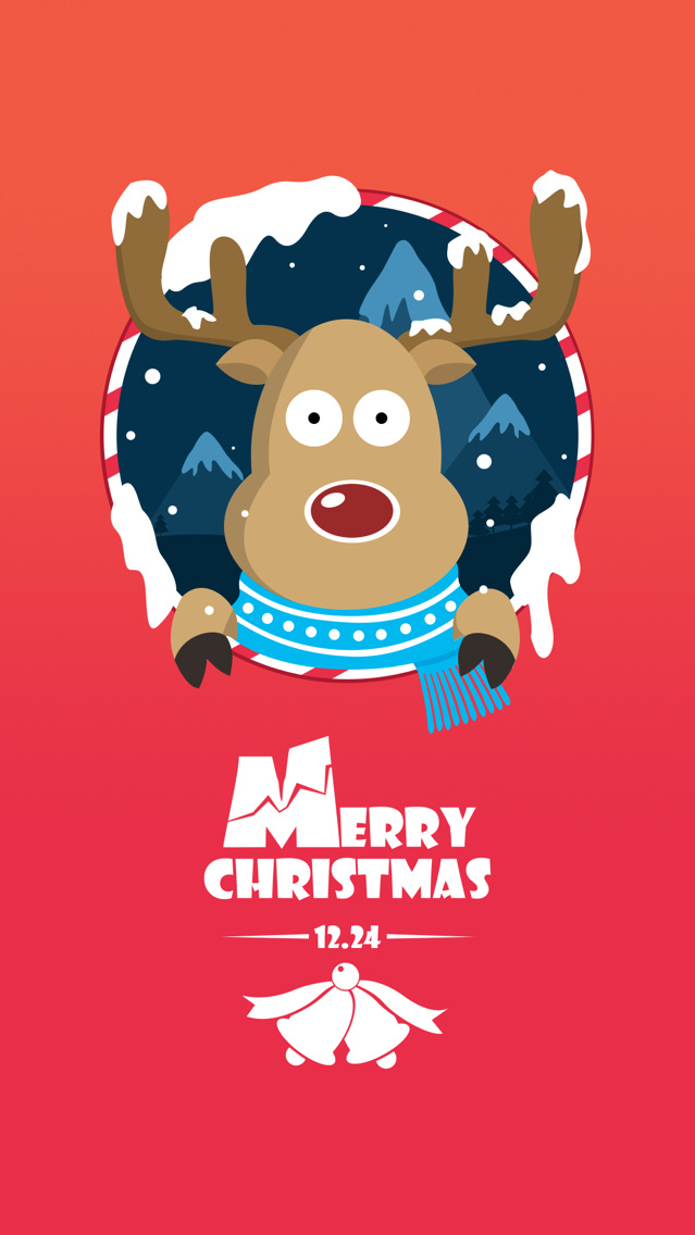 以Merry CHRISTMAS 12.24主题的引导页设计