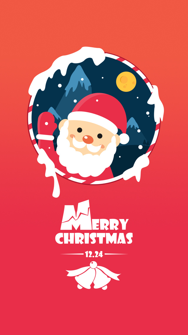 以Merry CHRISTMAS 12.24主题的引导页设计